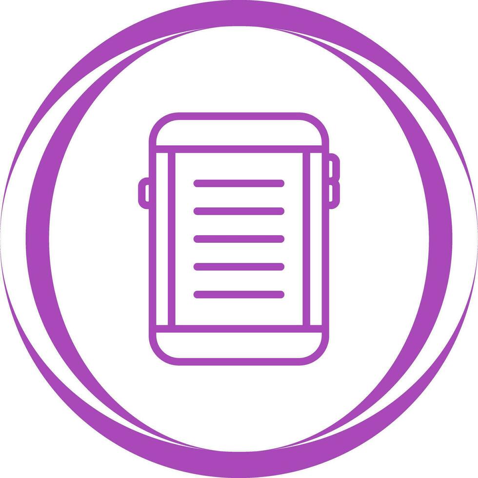 E-reader Vector Icon