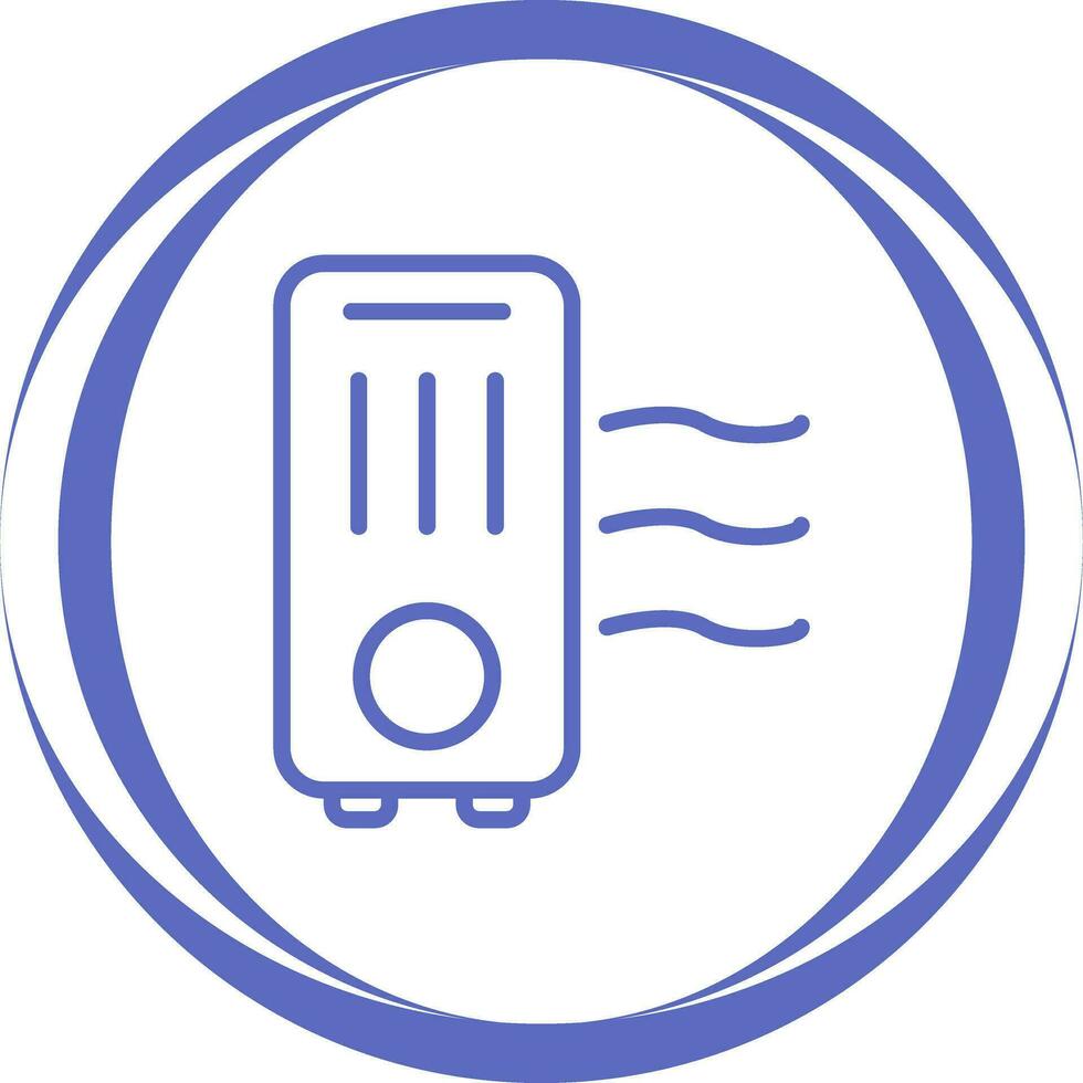 Portable Air Purifier Vector Icon