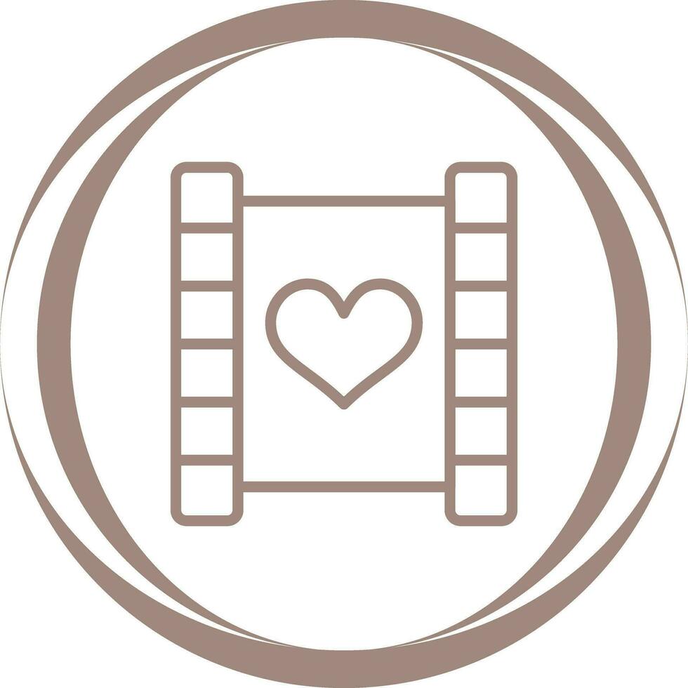 Love story movie Vector Icon