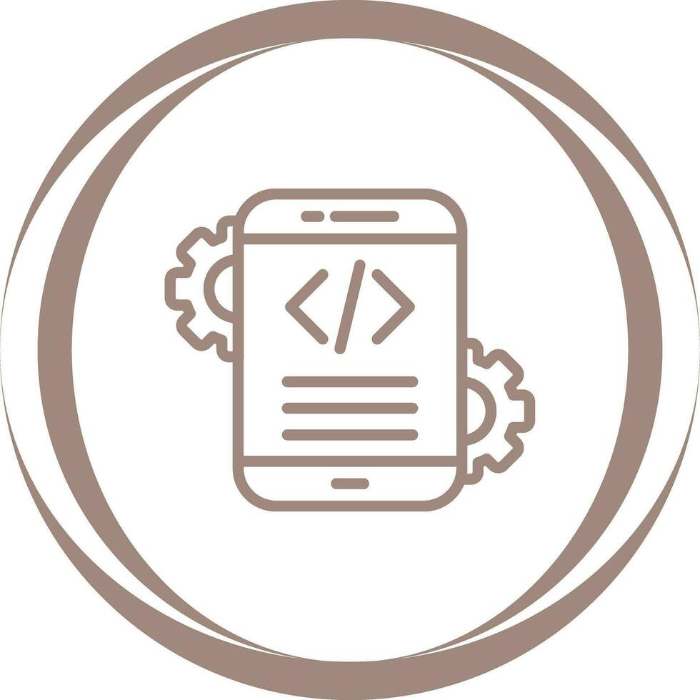 Mobile App Development Vector Icon