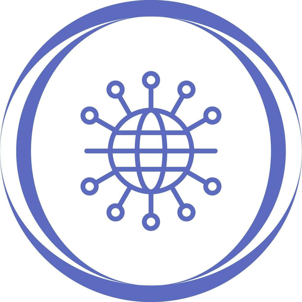 Network Topology Vector Icon