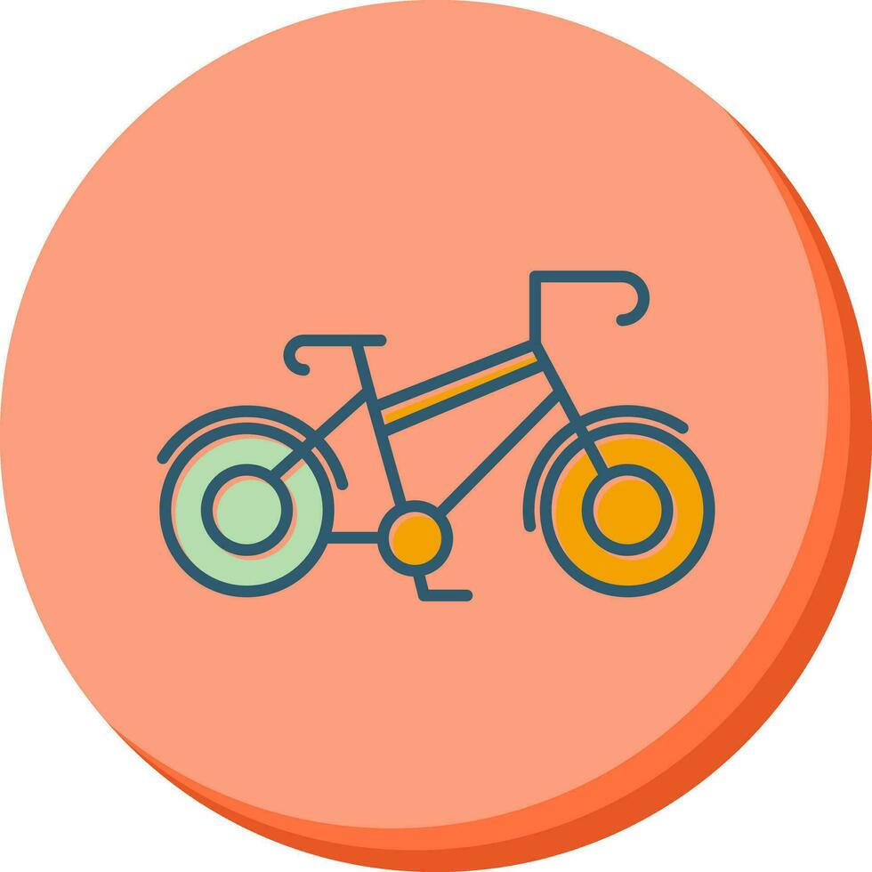 icono de vector de bicicleta