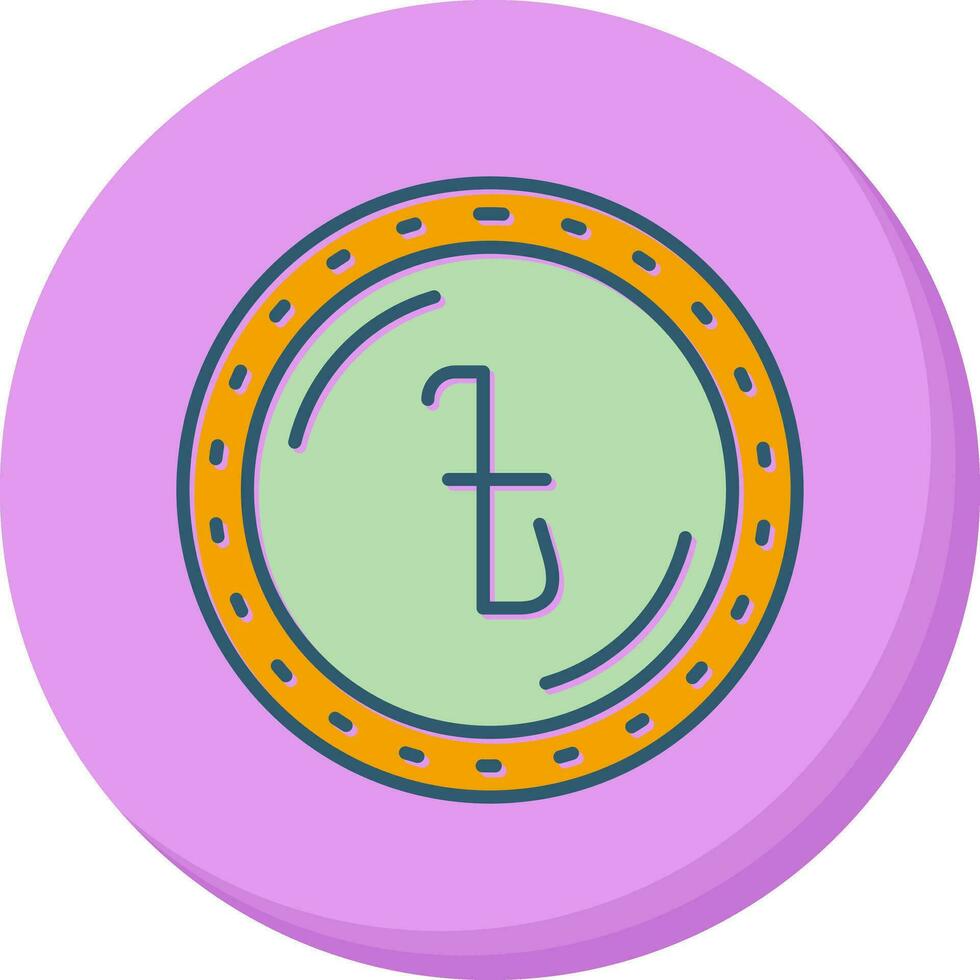 icono de vector de moneda taka