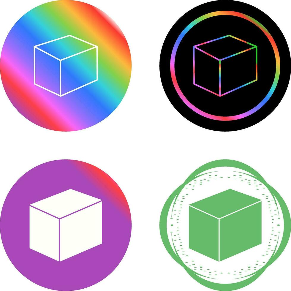 Cube Vector Icon