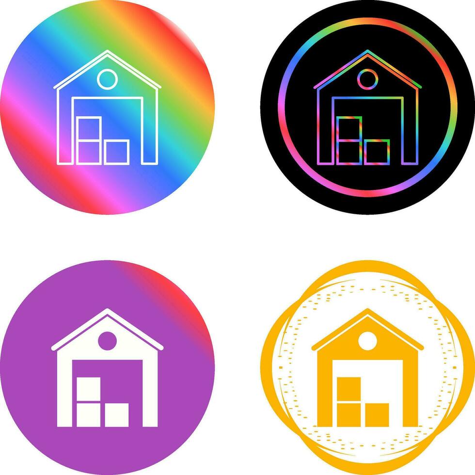 Warehouse Vector Icon
