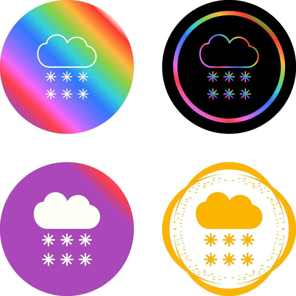 Snowing Vector Icon