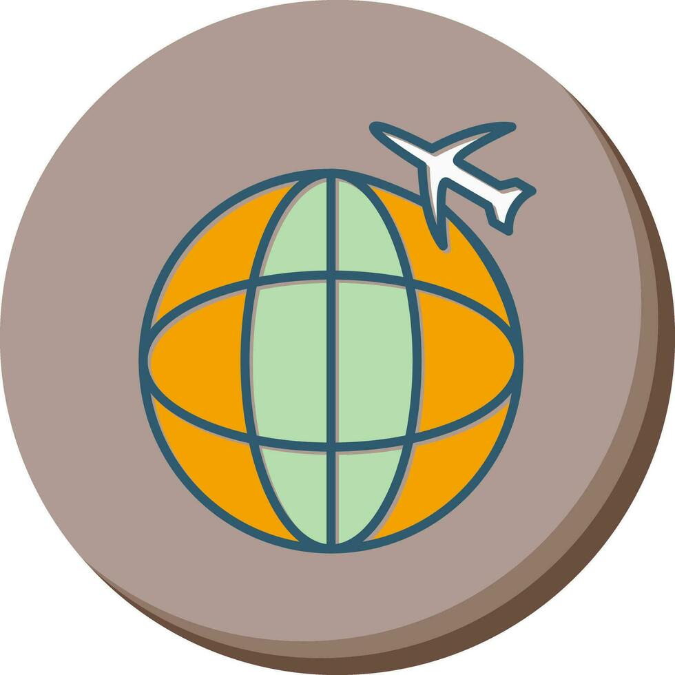 International Flights Vector Icon