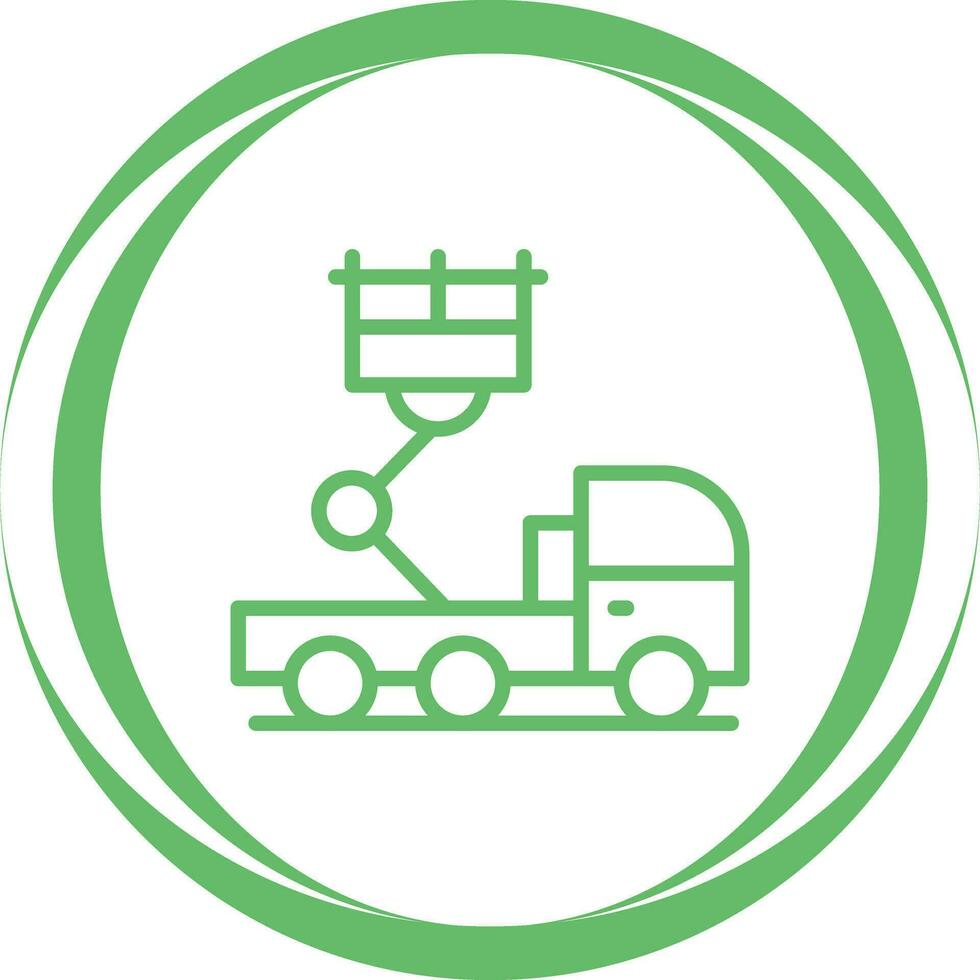 Ladder Truck Vector Icon