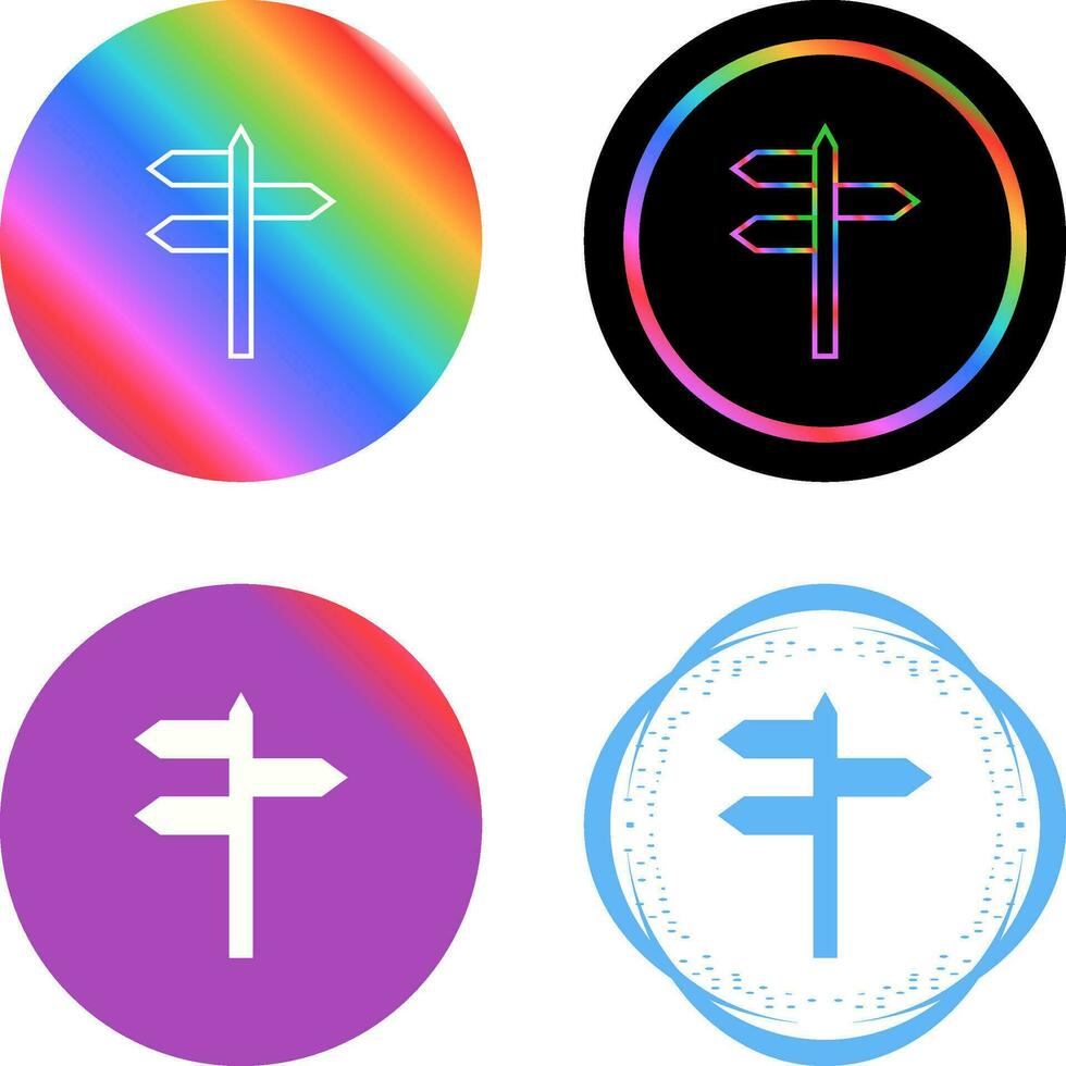 Street Sign Vector Icon