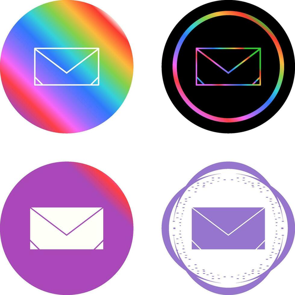 icono de vector de correo