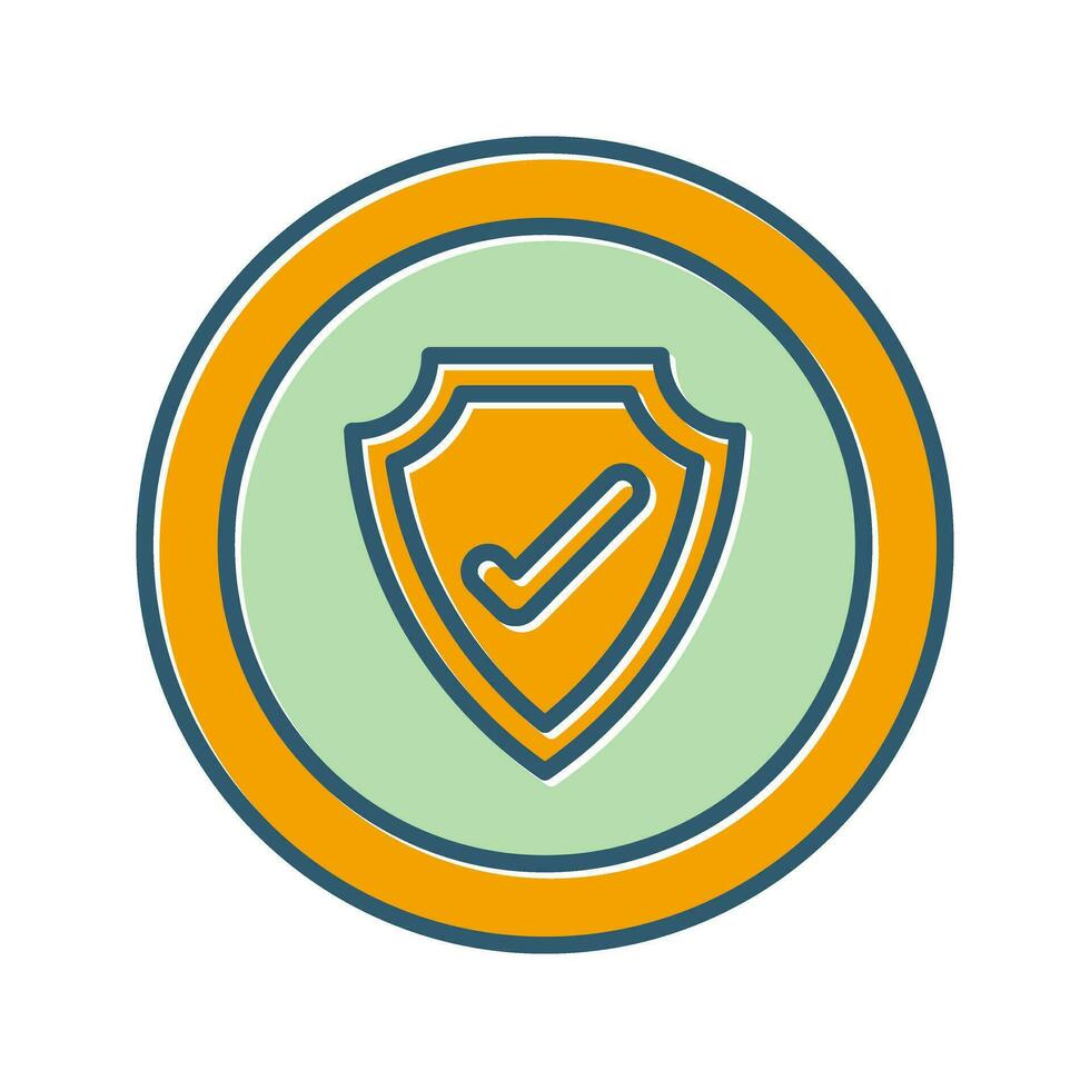 icono de vector de token de seguridad