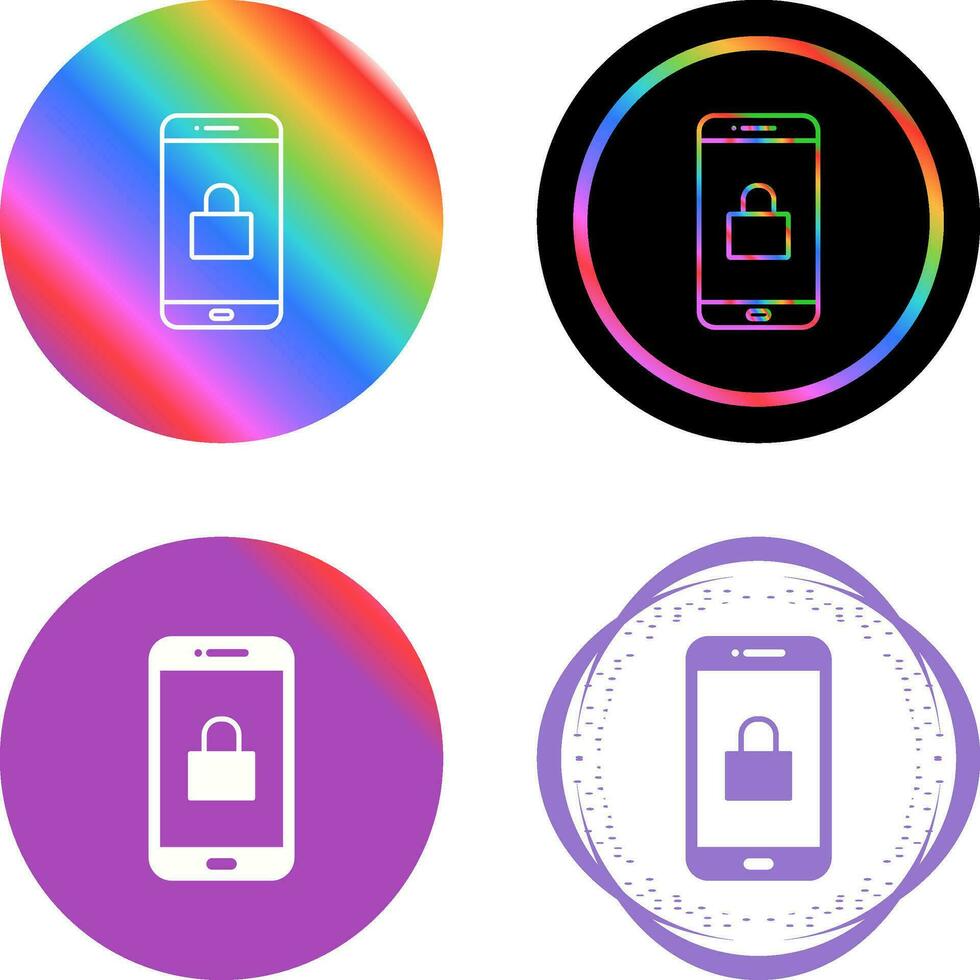 Locked Phone Vector Icon