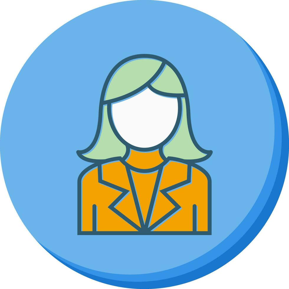 Business Women Vector Icon