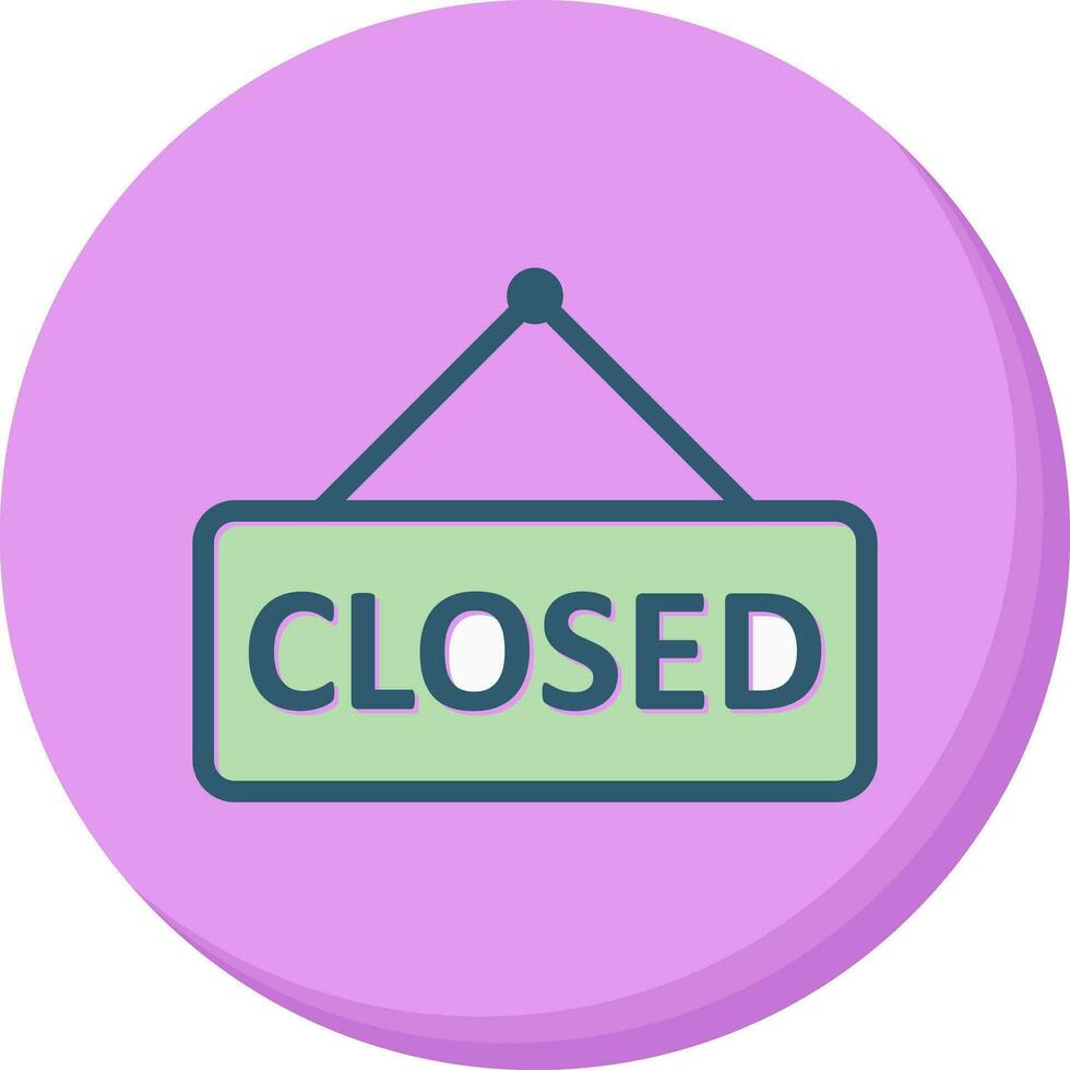 Closed Vector Icon