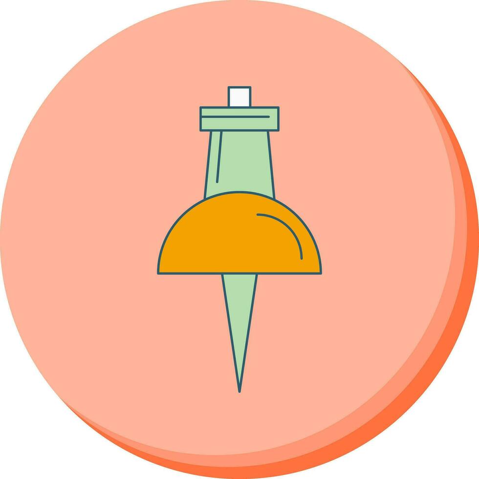 Push Pin Vector Icon