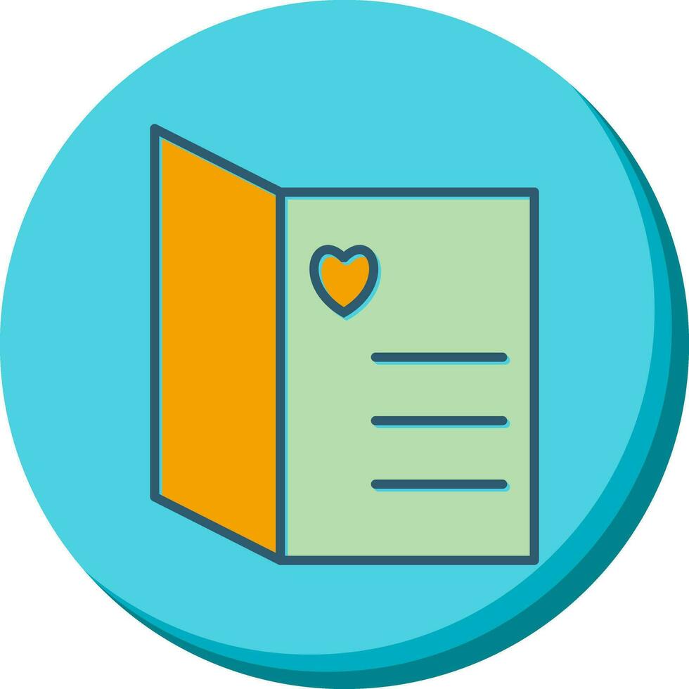 Open Card Vector Icon