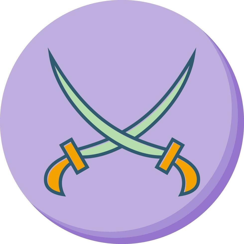 Two Swords Vector Icon