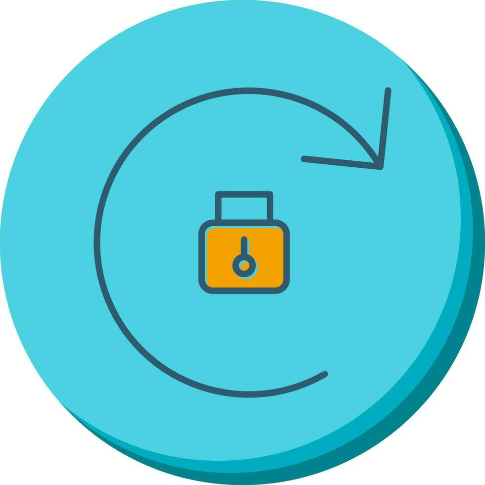 Portrait orientation lock Vector Icon
