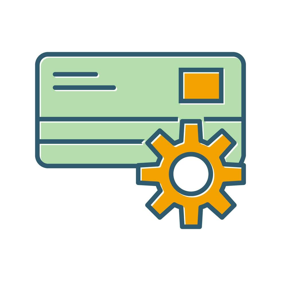 Payment Setting Vector Icon