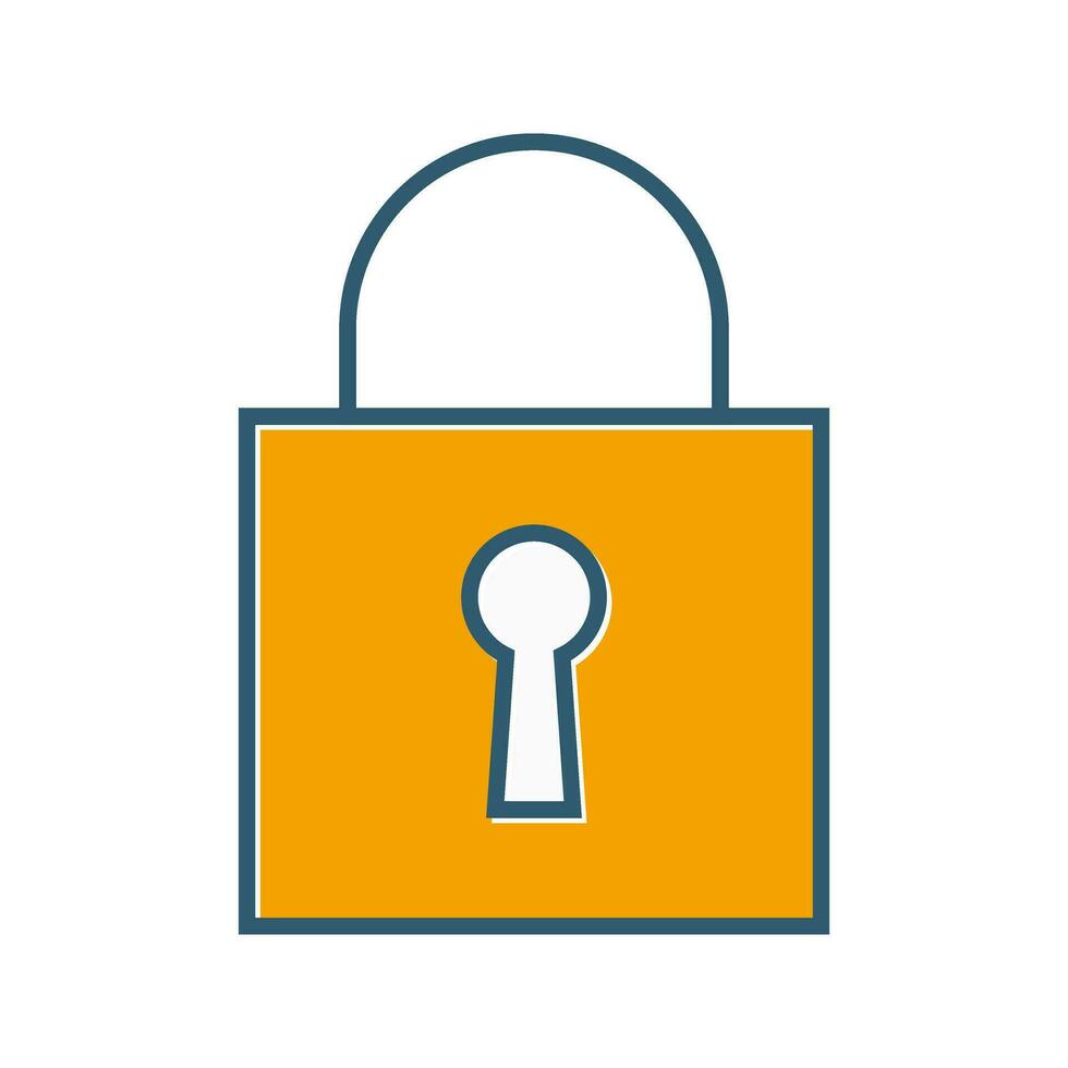 Closed Padlock Vector Icon