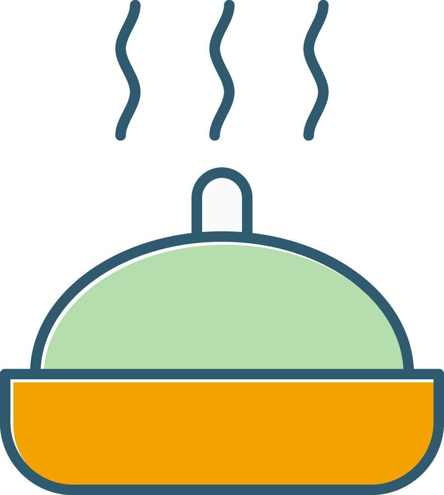 icono de vector de comida caliente