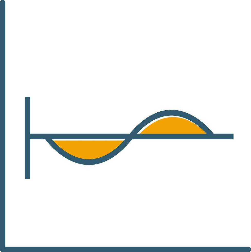 Cosine Graph Vector Icon