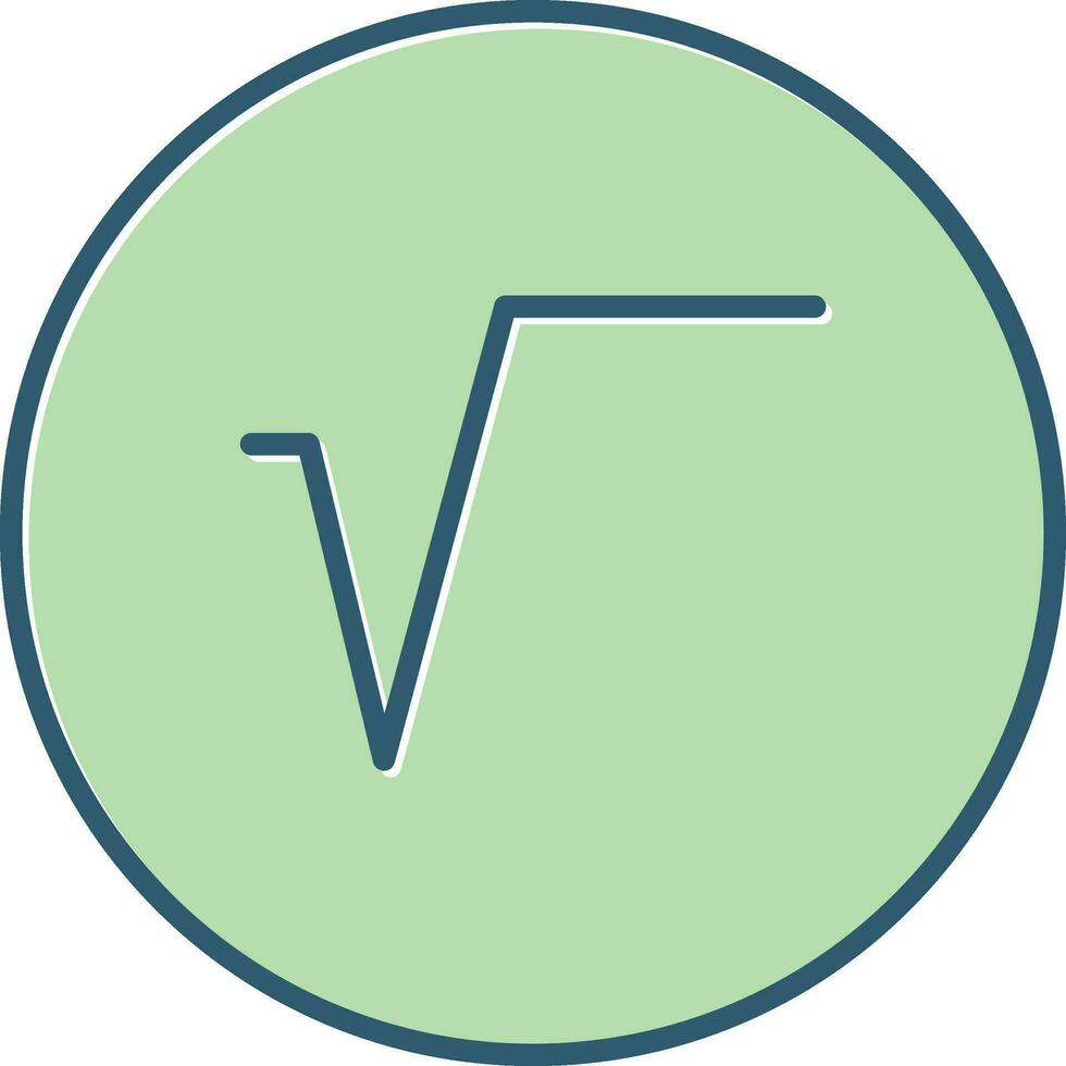 Square Root Symbol Vector Icon
