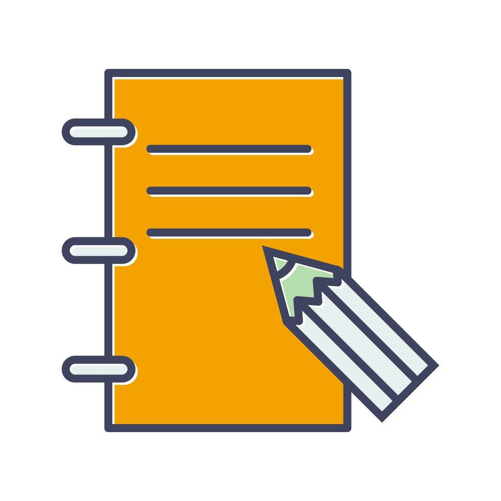 Notepad Vector Icon