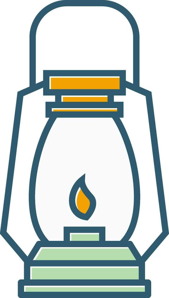Gas Lamp Vector Icon