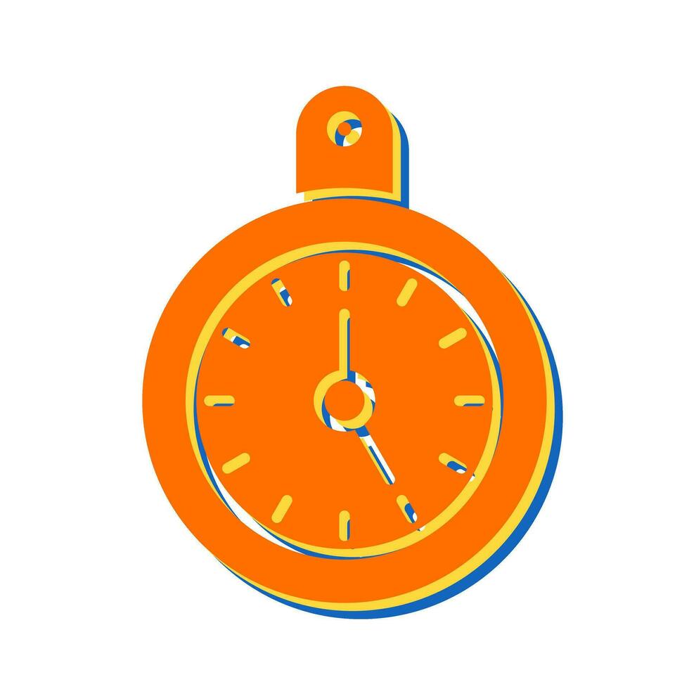 Wall Clock Vector Icon