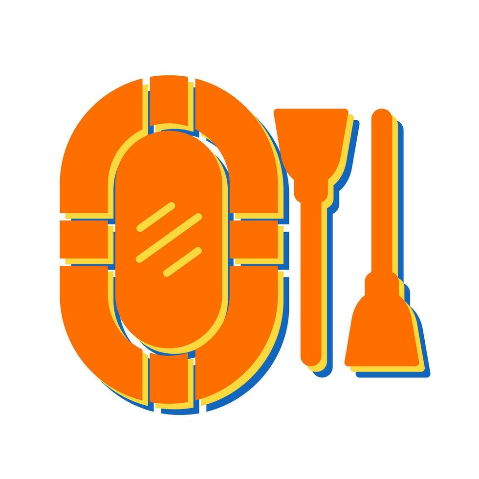 Lifeboat Vector Icon