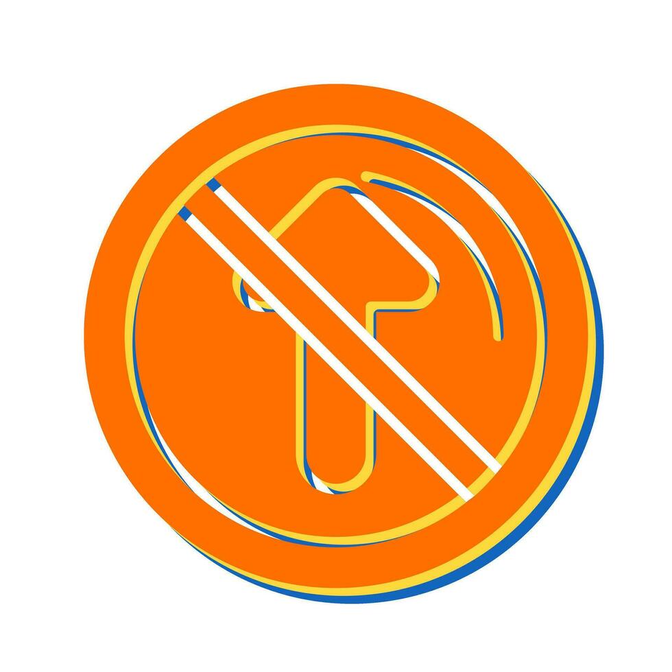 No Passing Vector Icon