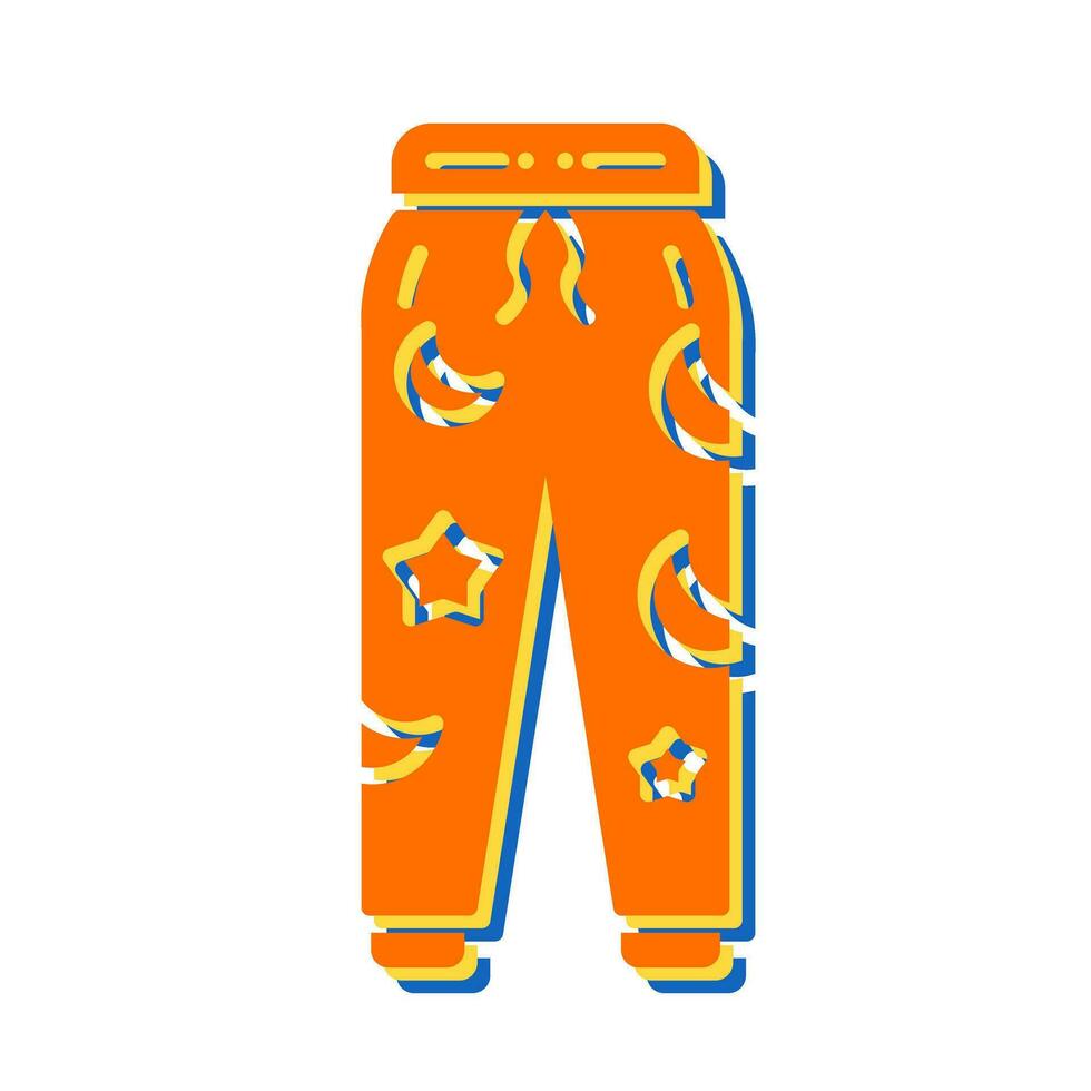 icono de vector de pijama