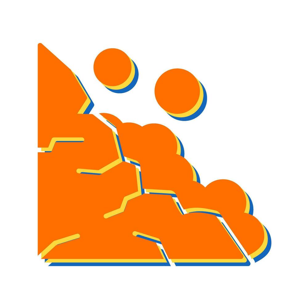 Landslide Vector Icon