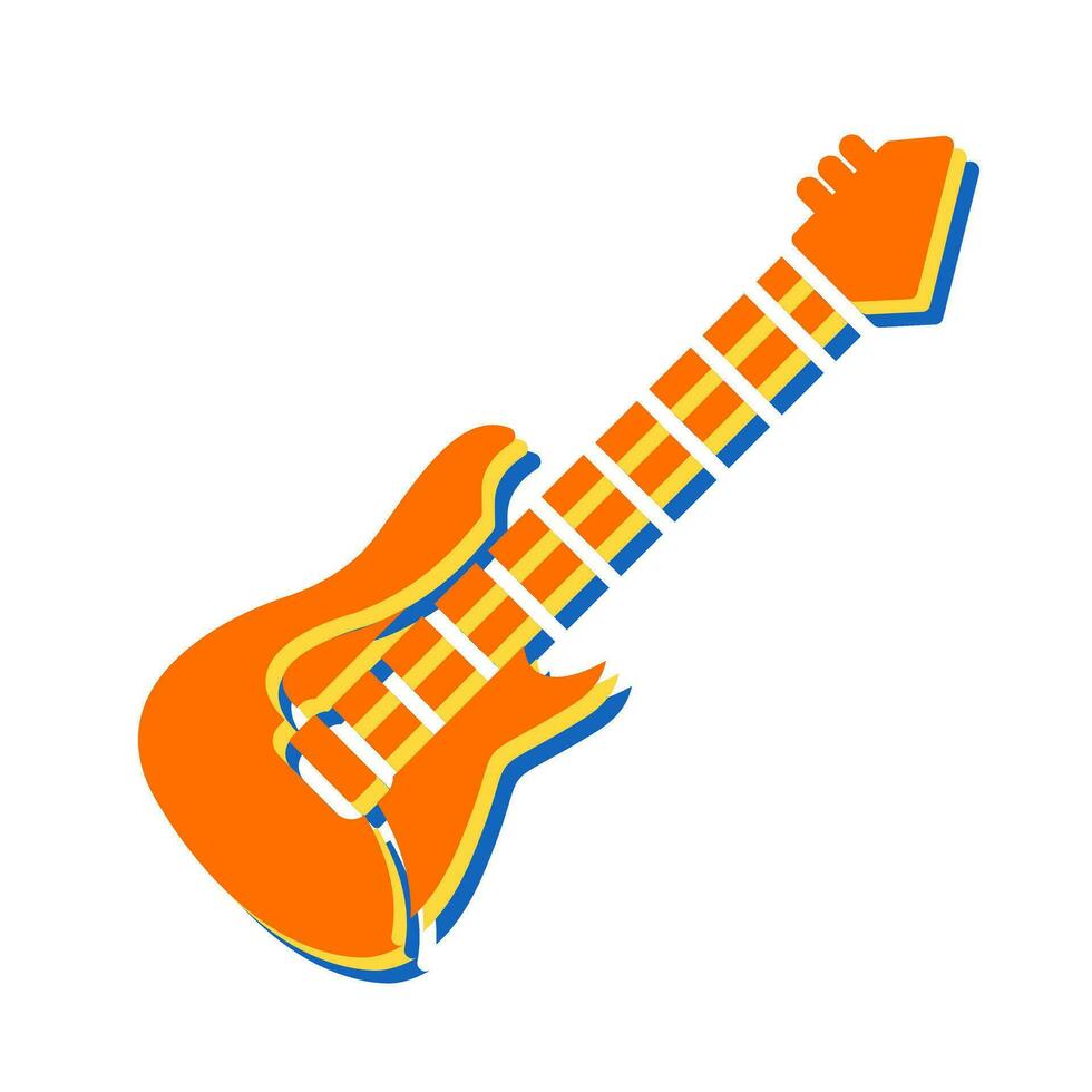 Electric Guitar Vector Icon