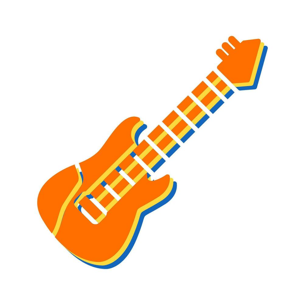 Electric Guitar Vector Icon
