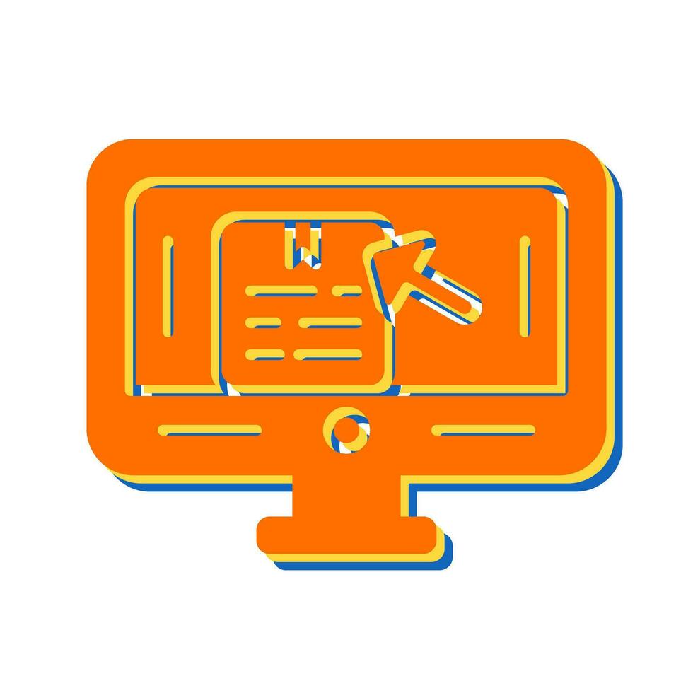 Digital Booking Vector Icon