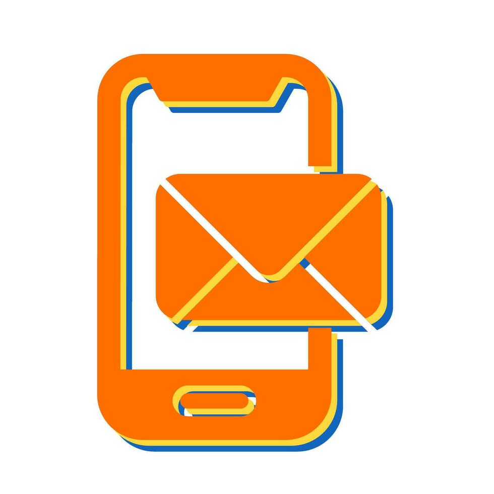 Phone Mail Vector Icon