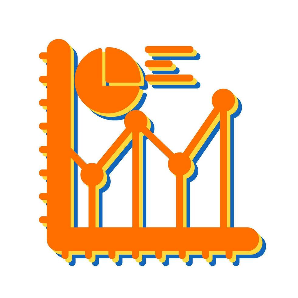 icono de vector de gráfico de barras
