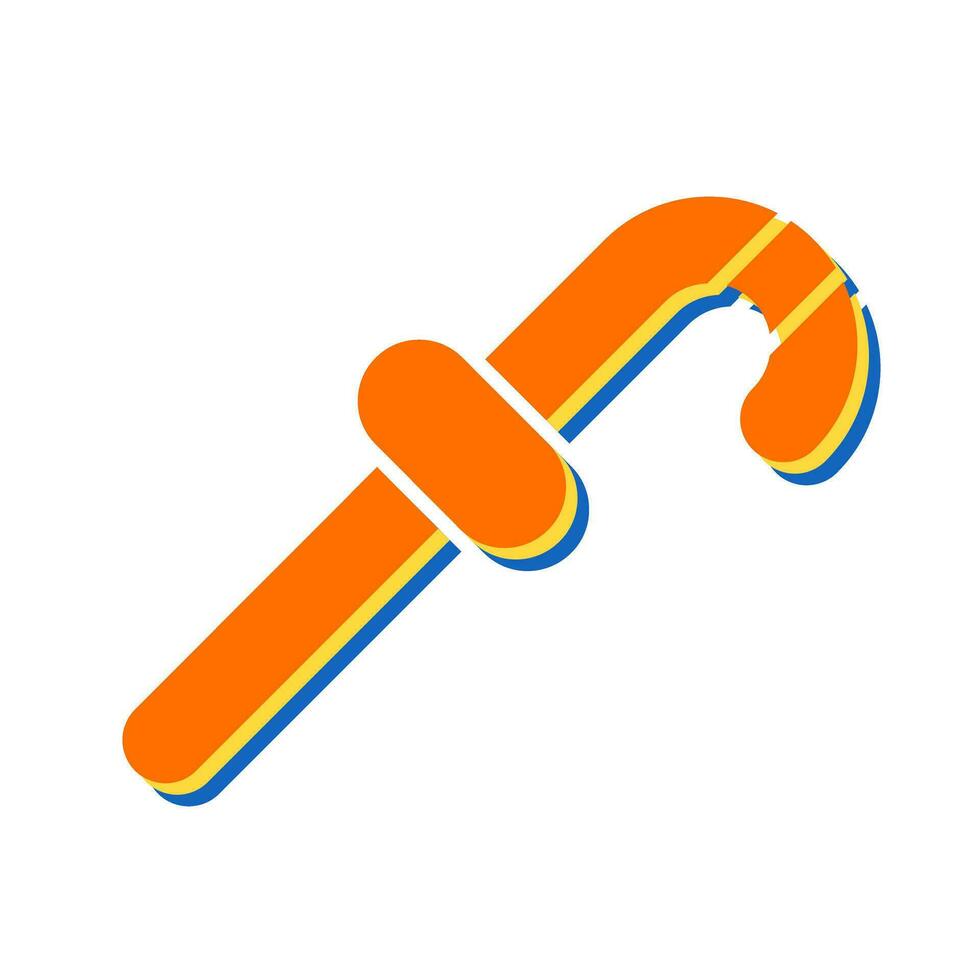 Walking Stick Vector Icon