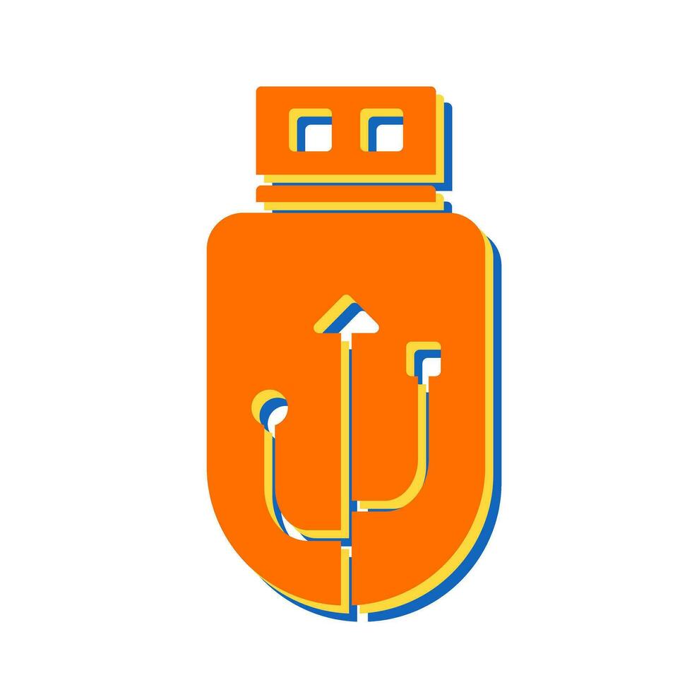 icono de vector de usb