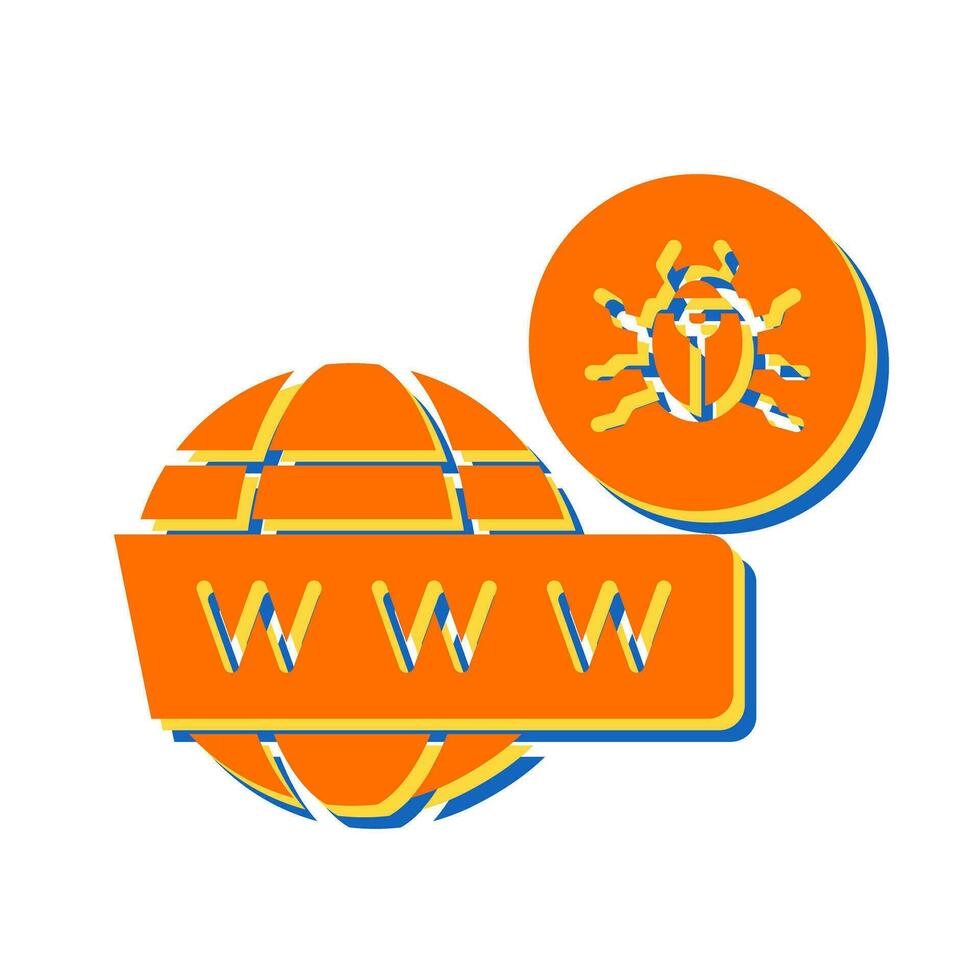 Worldwide Hack Vector Icon