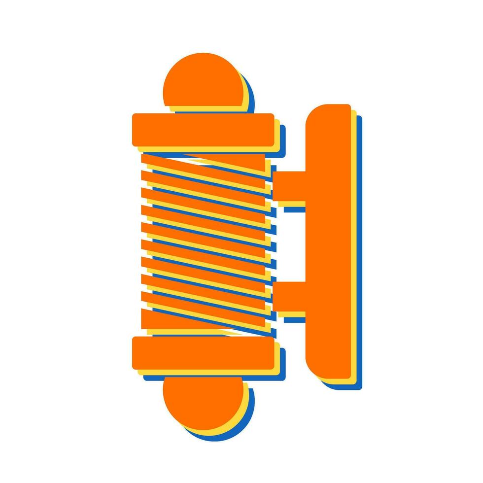 Barber Shop Pole Vector Icon