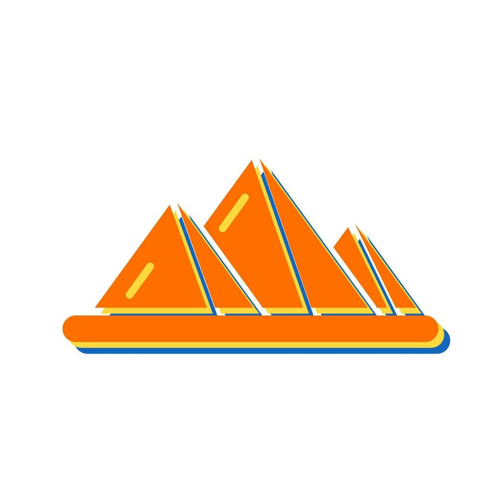 Pyramid Vector Icon