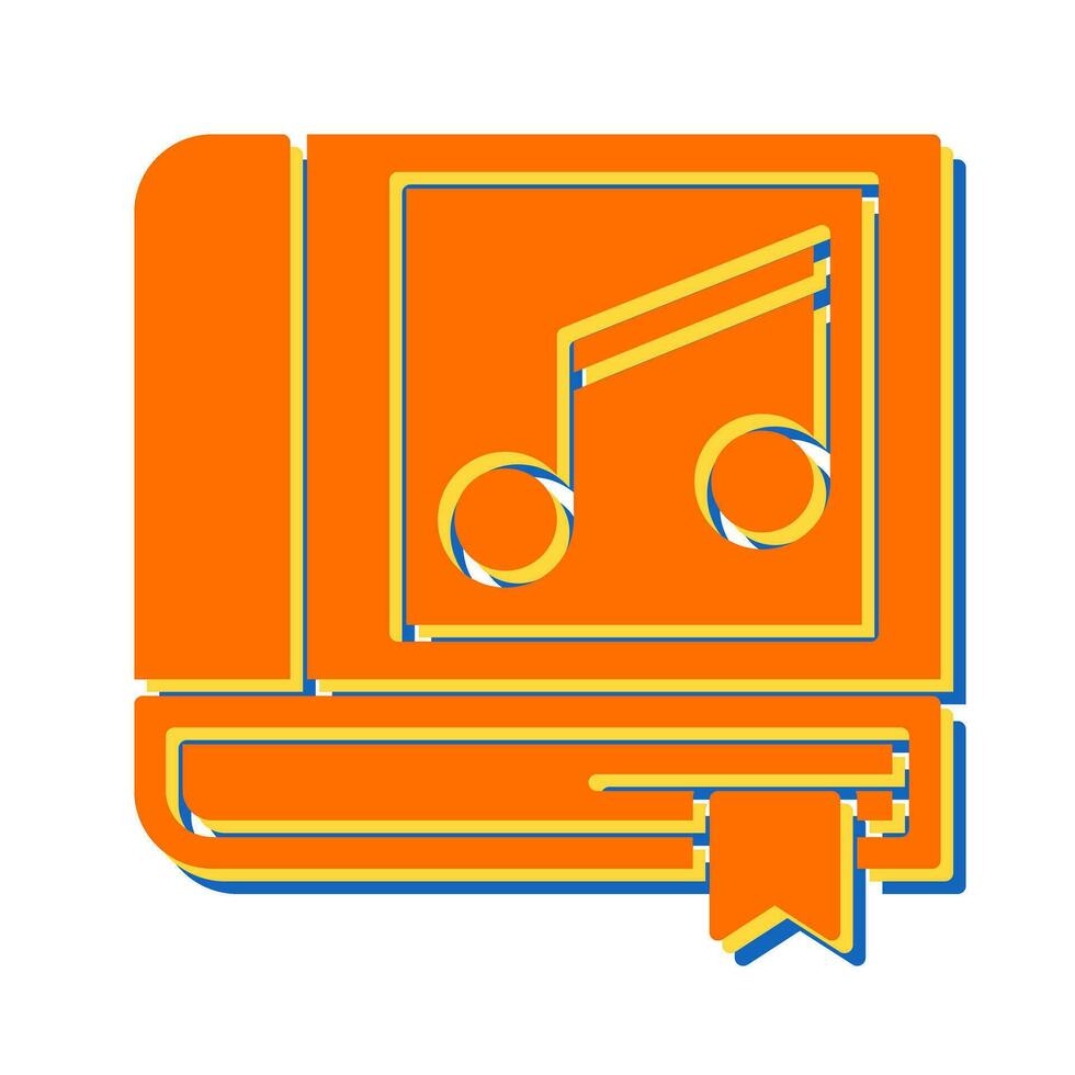 Music Book Vector Icon