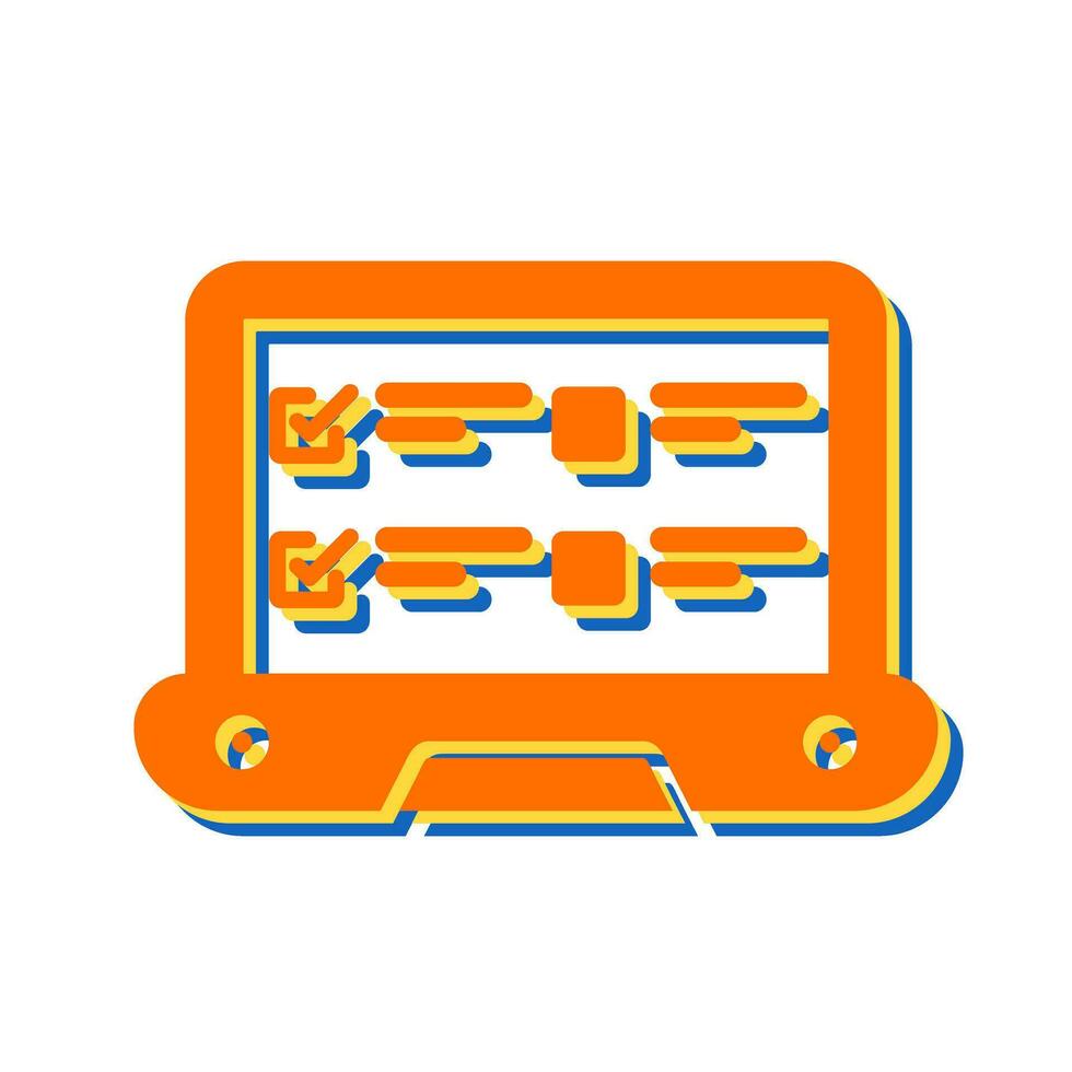 Online Exam Vector Icon
