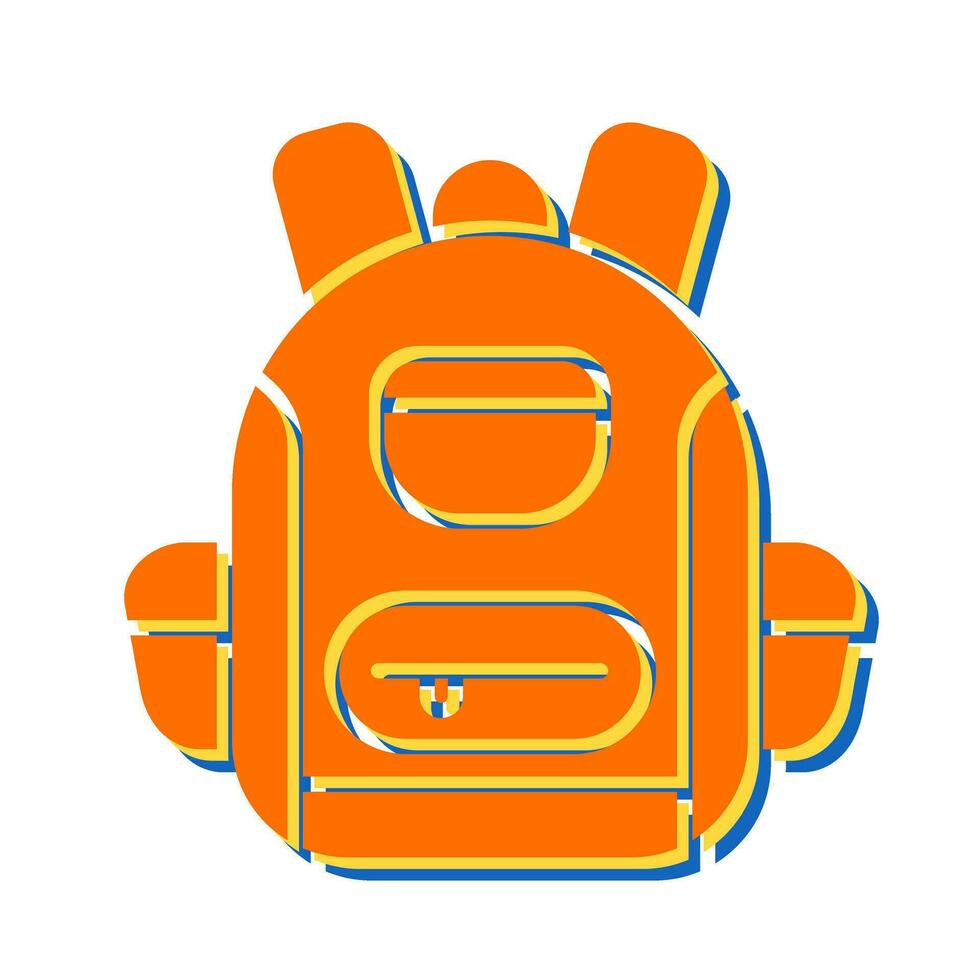 icono de vector de mochila