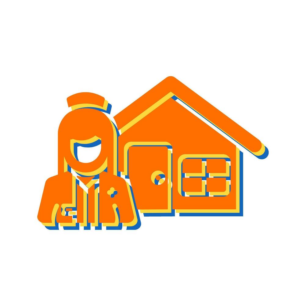 Nursing Home Vector Icon