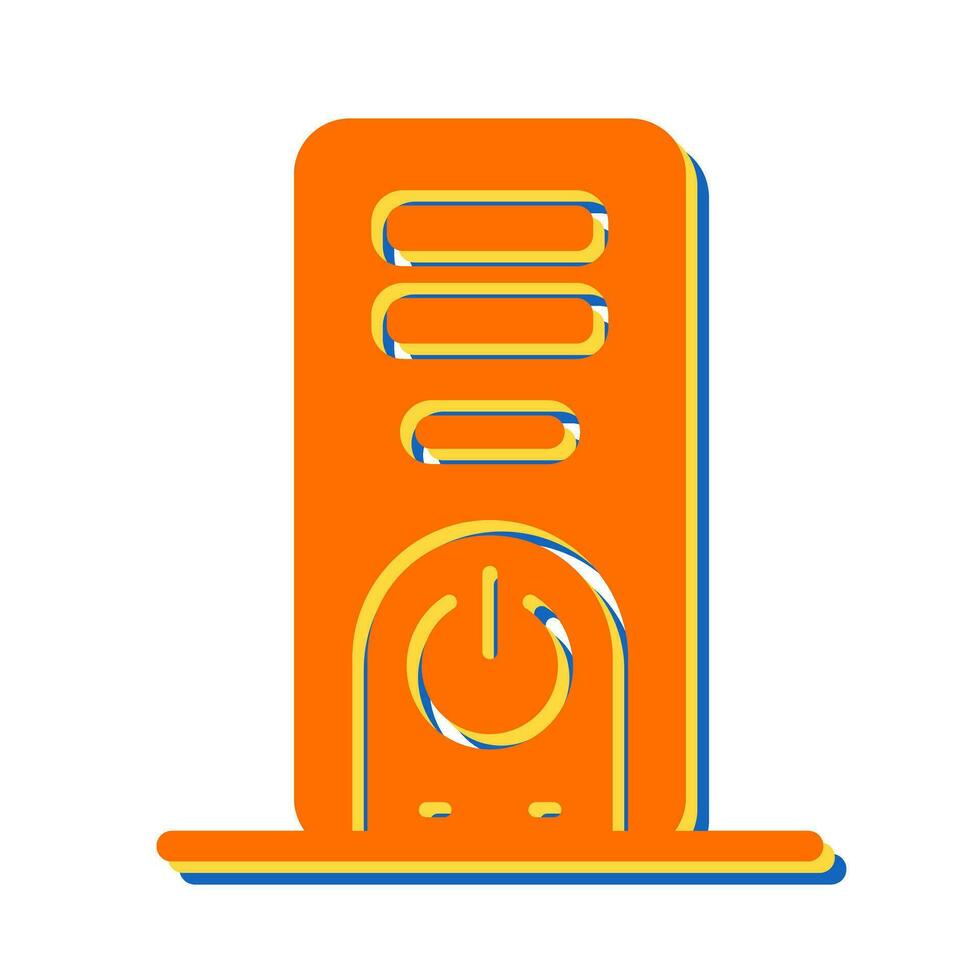 Cpu Tower Vector Icon