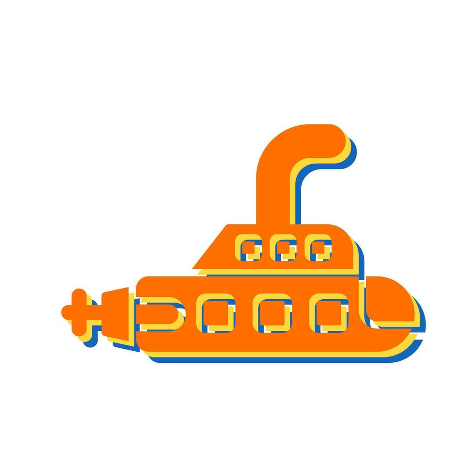 Submarine Vector Icon